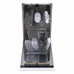 De’Longhi L45P52E, A scomparsa totale, Compatta (45 cm), Nero, Touch, Cestello, 10 coperti