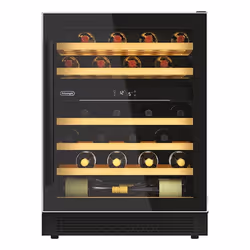 De’Longhi CA6DZ6G, Cantinetta vino con compressore, Da incasso, 46 bottiglia/bottiglie, G, SN-T, Nero