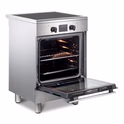 De’Longhi DMX 64 INL TC2 cucina A Elettrico Piano cottura a induzione Nero, Acciaio inox
