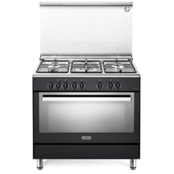 De’Longhi PEMA 96 SG cucina Elettrico Gas Nero