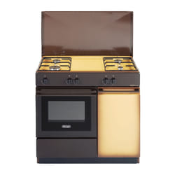 De’Longhi SGK 854 NM cucina Gas Beige, Marrone