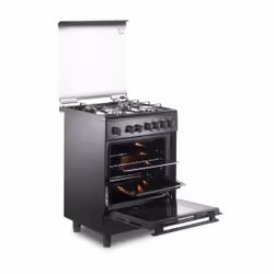 De’Longhi DMN 64 LSG cucina Elettrico Gas Nero - Vista aggiuntiva 5