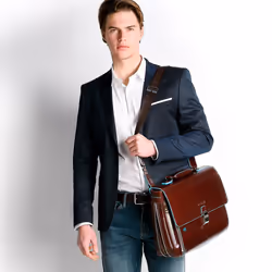 Piquadro CA3111B2/MO BORSA 15" Borsa da corriere Bordeaux - Vista aggiuntiva 4