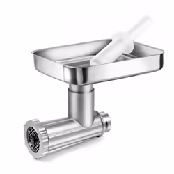 Accessorio tritacarne con corpo in ghisa e tramoggia in inox per modello BIG-80