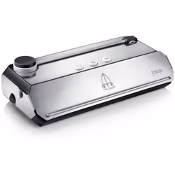 Struttura in ABS e inox. Motore 220V/50Hz. Barra saldante (larghezza 3 mm) ad altissima resistenza termica, lunghezza cm.33. ...