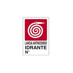 Blinky - cartello segnaletico cartelli segnaletici segnale in pvc esterno cm 20X30 22872V idrante antincendio nr (28718)