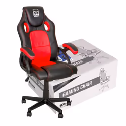 Xtreme MX12 KOR Sedia da gaming per PC Seduta imbottita Nero, Rosso - Vista aggiuntiva 7