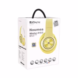 Xtreme 27823Y cuffia e auricolare Cuffie Wireless A Padiglione Musica e Chiamate Micro-USB Bluetooth Giallo - Vista aggiuntiva 7