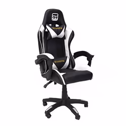Xtreme 90563W sedia per videogioco Sedia da gaming per PC Seduta imbottita Nero, Bianco - Vista aggiuntiva 5