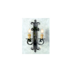 Cruccolini - lanterna applique veneta 2 luci ferro battuto lanterne applique lampione lampade