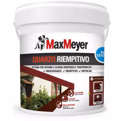 Scopri la Pittura al Quarzo Bianca Max Meyer da 4L, perfetta per esterni! Con elevato potere riempitivo, è ideale per superfi ...