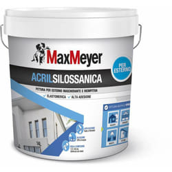 Max Meyer - pittura acrilsilossanica per esterno bianco 14 litri