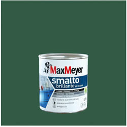 Max Meyer - MaxMeyer Smalto Brillante all'acqua Poliuretanico Verde Scuro 0,75 l