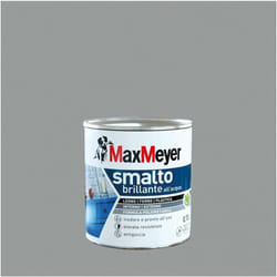 Max Meyer - MaxMeyer Smalto Brillante all'acqua Poliuretanico Grigio Pietra 0,75 l