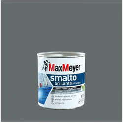 MaxMeyer Smalto Brillante all'acqua Poliuretanico Grigio Fumo 0,75 l