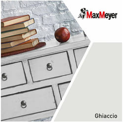 Max Meyer - MaxMeyer Smalto Satinato all'acqua Poliuretanico Bianco Ghiaccio 0,75 l