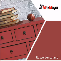 Smalto MaxMeyer poliuretanico satinato in confezione da 0,75 litri. Ideale per legno, ferro e plastica, per interno ed estern ...