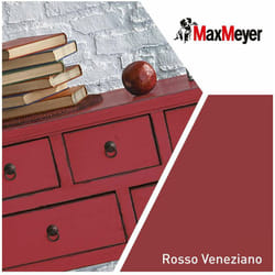 Max Meyer - MaxMeyer Smalto Satinato all'acqua Poliuretanico Rosso Veneziano 0,75 l