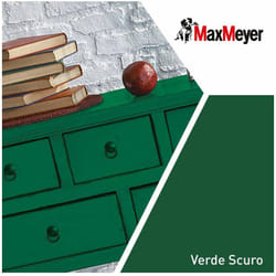 Max Meyer - MaxMeyer Smalto Opaco all'acqua Poliuretanico Verde Scuro 0,75 l