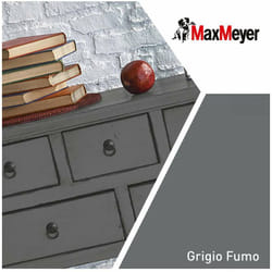 MaxMeyer Smalto Opaco all'acqua Poliuretanico Grigio Fumo 0,75 l