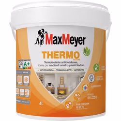 Termoisolante anticondensa e antimuffa, ideale per ambienti umidi o pareti fredde, 4L Pittura murale termica anticondensa, pa ...