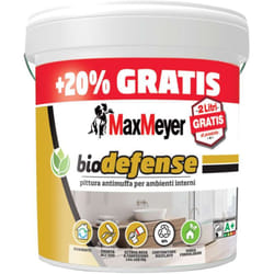Max Meyer - Pittura Antimuffa Biodefence 10L + 2L - Bianco, a+