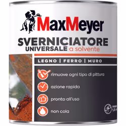 Sverniciatore gelatinoso esente da Diclorometano, 0.75L Il prodotto è efficace su vernici sintetiche anche a più strati, ad o ...
