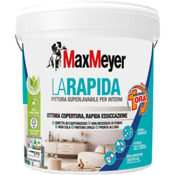 Max Meyer - pittura murale superlavabile 'la rapida' bianco 14 lt
