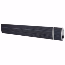 Sined Calore Nero 1800 Radiatore a Infrarossi Per Esterno In Alluminio Da 1800w Nero Onde Lunghe Nessuna Emissione Di Luce Ip65 Adatto Per Polvere e Pioggia Allaperto Con Telecomando - Vista aggiuntiva 2