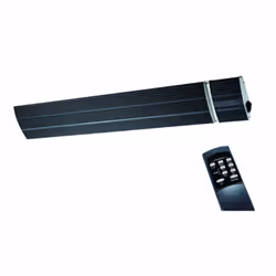 Sined Calore Nero 1800 Radiatore a Infrarossi Per Esterno In Alluminio Da 1800w Nero Onde Lunghe Nessuna Emissione Di Luce Ip65 Adatto Per Polvere e Pioggia Allaperto Con Telecomando - Vista aggiuntiva 3