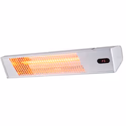 Sined Caldo Ira Inox 2000 Riscaldatore Elettrico Infrarossi Da 2000w Regolabile Grigio Riscaldante Da Interno a Onda Corta a Ira e Telecomando Design Elegante Griglia a Protezione e Display a Led - Vista aggiuntiva 2