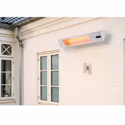 Sined Caldo Ira Inox 2000 Riscaldatore Elettrico Infrarossi Da 2000w Regolabile Grigio Riscaldante Da Interno a Onda Corta a Ira e Telecomando Design Elegante Griglia a Protezione e Display a Led - Vista aggiuntiva 3