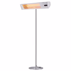 Sined Caldo Ira Inox Palo Stufa Infrarossi Esterno Con Kit Completo Di Palo Da 2000w Grigio Riscaldamento Elettrico Da Esterno a Onda Corta Ira e Telecomando Con Griglia Per Protezione e Display - Vista aggiuntiva 2