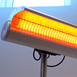 Sined Infrarossi Terra 4000 Doppio Riscaldatore Riflettente Da Pavimento e Telecomando Grigio Dotato Di Curva Riflettente Orientabile Ed In Grado Di Concentrare Il Calore Con Telecomando Ip65 - Vista aggiuntiva 3
