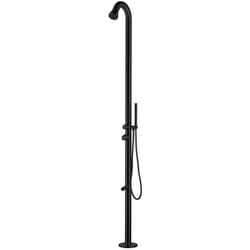 Doccia Per Esterno Nera Alta Qualita Cm 228,9x18x25 Sined Doccia Bosa Nera
