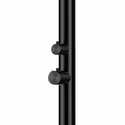 Doccia da Giardino 243,9x25x54,5 cm con Soffione Miscelatore e Lavapiedi Sined Palau Nero satinato