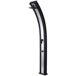 Doccia Solare Nera Alluminio Sined Ella Cm 27,2x14,7x224 Sined Doccia Ella Nera Inox