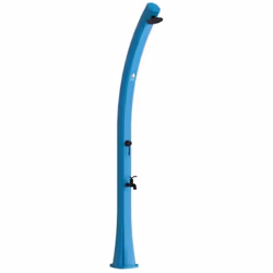 sined sole doccia riscaldamento solare curva in polietilene con lavapiedi da 25 lt blu cm 20x21x226Se vuoi l`acqua veramente ...