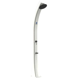 Grande Doccia Solare Bianca Cm 25x27x226,6 Sined Doccia Sole Xxl Bianca