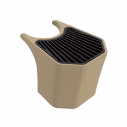 Secchiello Secchiello per Fontana da Giardino Tritone in Polietilene PEHD 25x28x20 cm Sined Tortora Secchiello Fontanella da ...