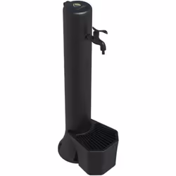 Fontana da Giardino Fontana da Giardino con Rubinetto e Secchiello 25x33xH99 cm Sined Tritone Nero Fontana per esterno con se ...