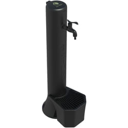 Sined - Kit Fontana Nera Con Secchiello Cm 25x33x99 Kit Fontana Tritone Nero