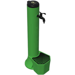 Sined - Kit Fontana Verde Con Secchiello Cm 25x33x99 Kit Fontana Tritone Verde