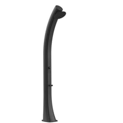 Nuova Doccia Nera a Riscaldamento Solare Cm 25x27x226,6 Mpc Docciasolare Rioxxl Nero Blackmatt