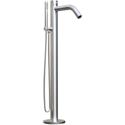 Piantana Esterno Vasca Con Doccetta Cm 96,5x33x6 Sined Doccia Oristano Inox