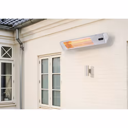 Stufa Elettrica ad Infrarossi Wi-Fi da Esterno 74,2x11x13,9 cm 2000W Sined Acciaio Inox - Vista aggiuntiva 3