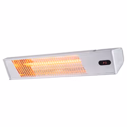 Stufa da Esterno Lampione Riscaldatore Wi-Fi ad Infrarossi su Palo 2000W Sined Acciaio Inox - Vista aggiuntiva 3
