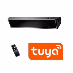 Sined Caldo Vetro Nero 2000 Wifi Riscaldatore Infrarossi Wifi Con Cristallo Da 2000w Nero Telecomando In Dotazione Che Gestisce i 3 Step Di Potenza - Vista aggiuntiva 2