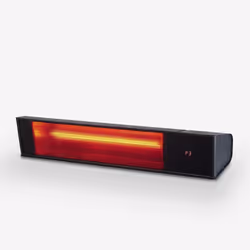 Stufa da Esterno Wi-Fi Lampione Riscaldatore su Palo 74,2x218x60 cm 2000W Sined Nero e Silver - Vista aggiuntiva 3