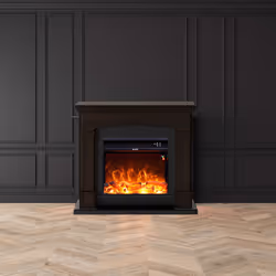 SINED 8025431019119 camino Interno Caminetto freestanding Elettrico Wengé - Vista aggiuntiva 6